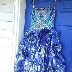 Blue Dress for a special ocassion.
